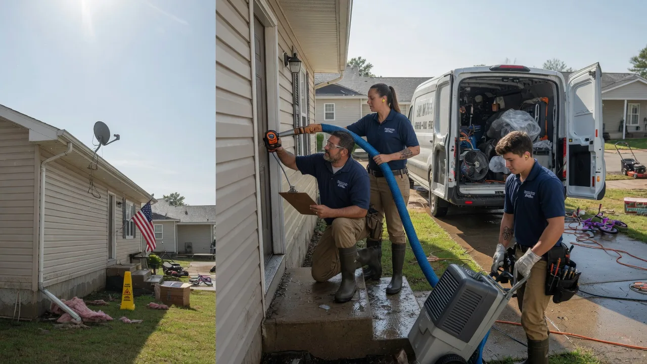 Ceiling Water Damage Restoration in Cleveland, NC near me